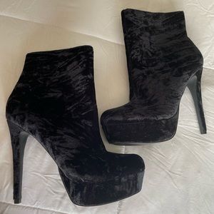 Black Heeled Booties